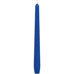 50x Spitzkerzen 245 mm 8 Stunden Brenndauer dunkelblau