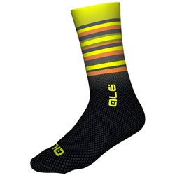 ALE Merino Stripe Socken yellow-black S