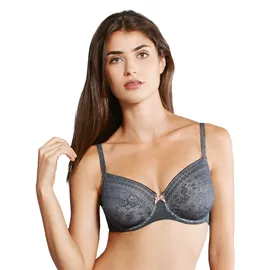 Rosa Faia BH Fleur Bügel-BH Spitzen-Details, Zierschleife, für Damen, 408 Anthrazit Polyamid F, 105