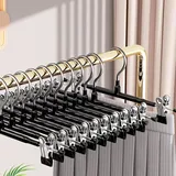 20 Stück Metall Hosenbügel,Kleiderbügel mit rutschfest Clips 30cm,Rostbeständig Rockbügel Hosenbügel Platzsparend für Hosen Shorts Rock Socken Unterwäsche