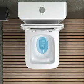 mai & mai S112T Stand-WC mit WC-Sitz Weiß