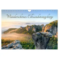Calvendo Wunderschönes Elbsandsteingebirge (Wandkalender 2026 DIN A4 quer), CALVENDO