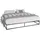 CLP Metallbett Scala 200 x 200 cm Schwarz