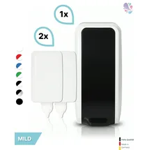 Blanc HYGIENIC SET: Schaumseifenspender manuell, Blanc Cosmos versch. Farben+2x 1-Liter Schaumseife mild - PRODUKTSET