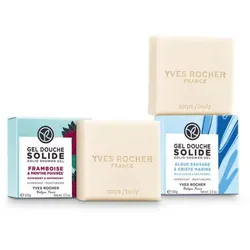 Yves Rocher - Duo aus feuchtigkeitsspendenden & belebenden festen Duschgelen
