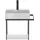 Duravit Metallkonsole 66,5 x 45,1 cm Schwarz Matt