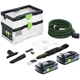 Festool CTLC SYS Akku Absaugmobil 36 V ( 2x 18 V ) Staubkl. L + 2x Akku 4,0 Ah - ohne Ladegerät