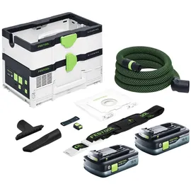 Festool CTLC SYS Akku Absaugmobil 36 V ( 2x 18 V ) Staubkl. L + 2x Akku 4,0 Ah - ohne Ladegerät