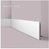 NOEL & MARQUET Noel&marquet & Sockelleiste Nmc FD20S WALLSTYL Noel MARQUET Zierleiste Stuckleiste Modernes Design Weiß