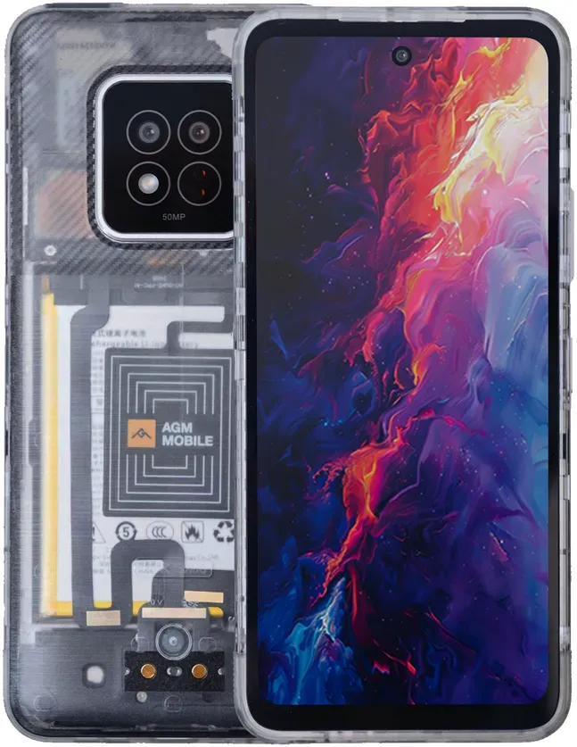 AGM X6 Phantom 5G Smartphone 8GB/128GB Transparent IP69K