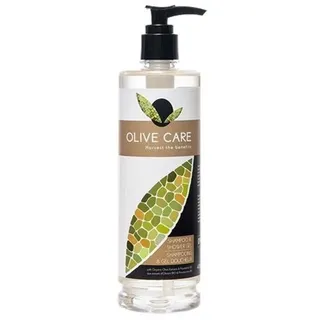 Shampoo und Duschgel 2 in 1 für Magnethalterung Olive Care 400ml, 1 Stück
