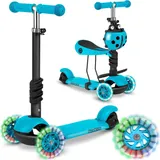 Ricokids Buggy dreirädriger Roller - türkis - Türkis