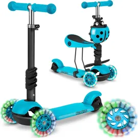 Ricokids Buggy dreirädriger Roller - türkis - Türkis