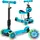 Ricokids Buggy dreirädriger Roller - türkis - Türkis