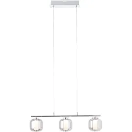 Brilliant Rafa 3-flg. 57 cm Balken chrom/rauchglas