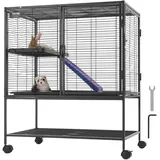 Vevor Kleintierkäfig 36" 2-stöckig 91,4 x 61 x 91,4 cm schwarz
