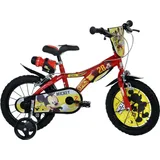 Dino Bikes Kinderfahrrad Mickey Mouse Rot 14" - Rot