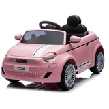 SUN BABY Fiat 500 Elektroauto rosa (2x30W)
