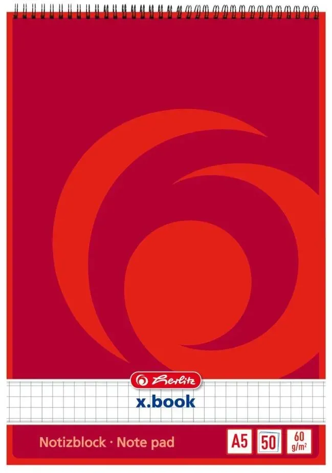 Herlitz 110536 Notizbuch A5 50 Blätter