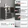 OTTO home Highboard 102 x 110 x 35 cm Anthrazit/Eiche matt