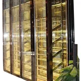 JV Möbel Weinschrank Weinkühlschrank Schaukasten Weinmöbel Schrankvitrine