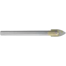 WOLFCRAFT Glas- und Fliesenbohrer 6 mm Gesamtlänge 100 mm Zylinderschaft 1 St.