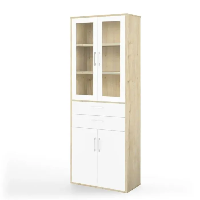 Mäusbacher Aktenschrank Big Profi Office Holzoptik Birke / Weiß