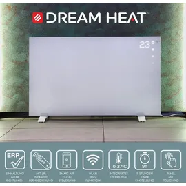 dream heat 480 Watt Infrarotheizung inkl. Eaxus Energiekostenmessgerät (Touch Panel, APP-Steuerung)