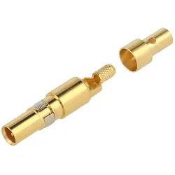 09140006221 Harting Koaxialkontakt 75Ohm Kontaktstift (M) gold, 1 Stück Werkstoff Kupferlegierung _ 1 Stück