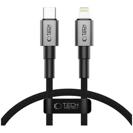 techprotect Tech-Protect Ultraboost DNA Lightning-Kabel Pd27W/3A 25Cm Eisengrau / Grau