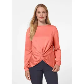 Madeleine Sweatshirt mit Knoten-Drapierung Orange 36