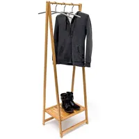 Relaxdays Kleiderständer 51 x 158,5 x 40,5 cm braun