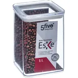 5five simply smart Vorratsdose,, Transparent, Kunststoff, 10.3x13.8x10.3 cm, Küchenzubehör, Vorratsbehälter, Vorratsdosen