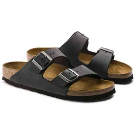 Birkenstock Arizona Nubukleder geölt schmal schwarz 37