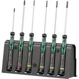 WERA 2035/6 B Elektronik- u. Feinmechanik Schraubendreher-Set 6teilig Kreuzschlitz