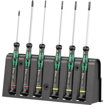 WERA 2035/6 B Elektronik- u. Feinmechanik Schraubendreher-Set 6teilig Kreuzschlitz