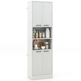 Costway Küchenbuffet 190 cm Hellgrau