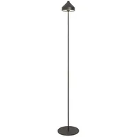 Zafferano AMELIE Wiederaufladbare und dimmbare schwarze LED-Stehleuchte