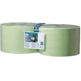 TORK Putztuchrollen Advanced W1 Industrie 2-lagig grün, 1.500 Blätter, 2 Rollen