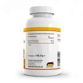 Zec+ Nutrition Health+ Ananas-Papaya Enzyme Kapseln 120 St.