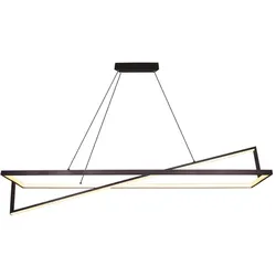 Pendelleuchte Hängeleuchte Deckenleuchte Metall Schwarz TRIAC dimmbar H 158 cm