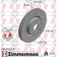 ZIMMERMANN Bremsscheibe 530.2467.20