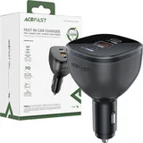 ACEFAST B14 165W 3-Port (USB-C*2/ USB-A) Autolader - Schwarz