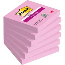 Post-it Haftnotiz Super Sticky 654-6SS-PNK 76x76mm 90Bl. pink