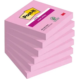 Post-it Haftnotiz Super Sticky 654-6SS-PNK 76x76mm 90Bl. pink