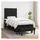vidaXL Boxspringbett 100 x 200 cm Schwarz