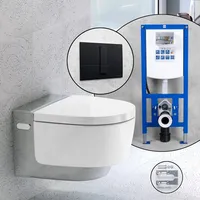 Geberit AquaClean Mera Classic mit WC-Sitz Weiß/Chrom