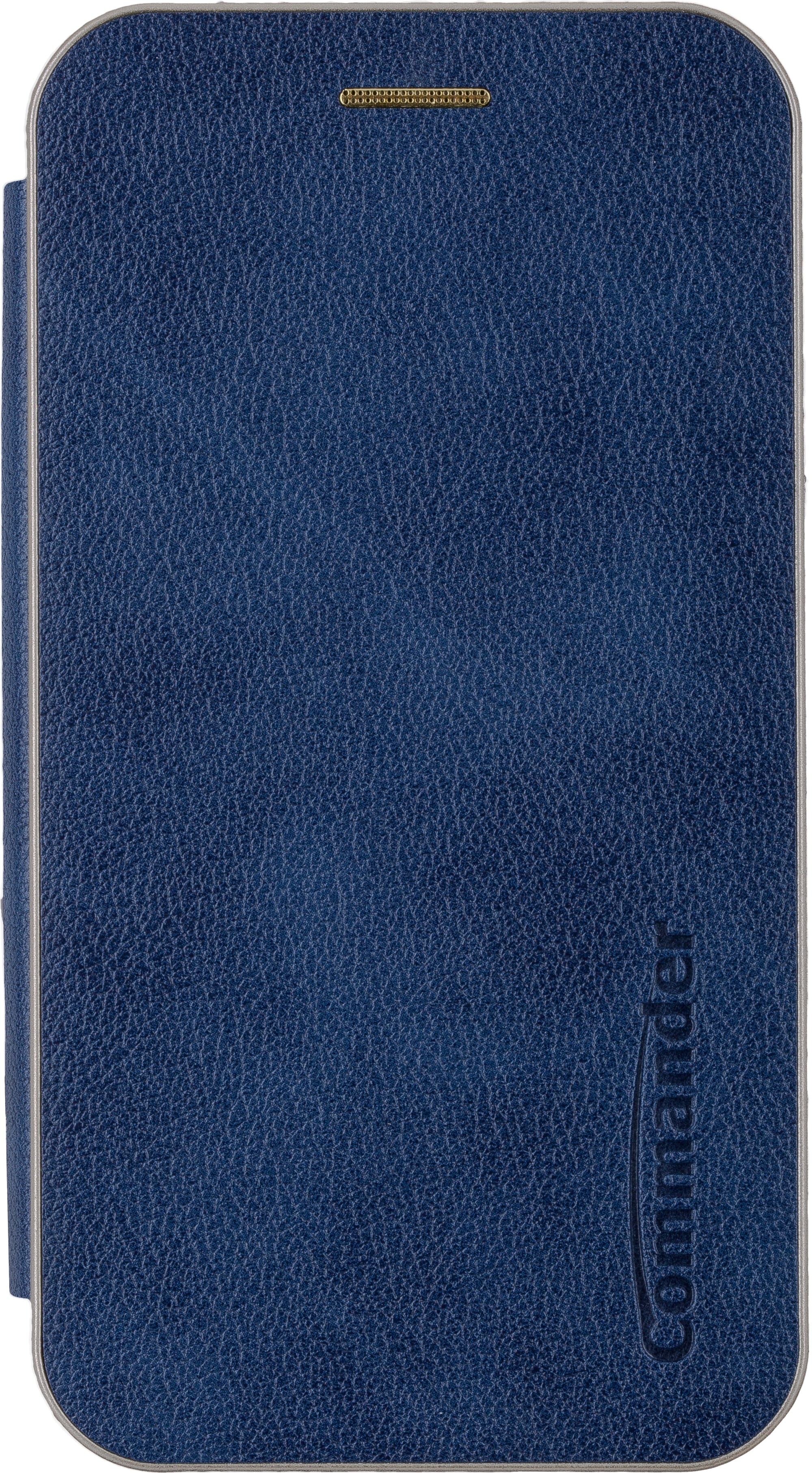 Peter Jäckel COMMANDER CURVE Book Case DELUXE für Samsung A15 5G Elegant Royal Blue (Galaxy A15 5G), Smartphone Hülle, Blau