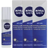 NIVEA MEN Anti Age Hyaluron Hydro Gesichtsgel 3 x 50 ml