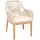 Mendler Gartenstuhl HWC-H56b 58 x 58 x 85 cm beige